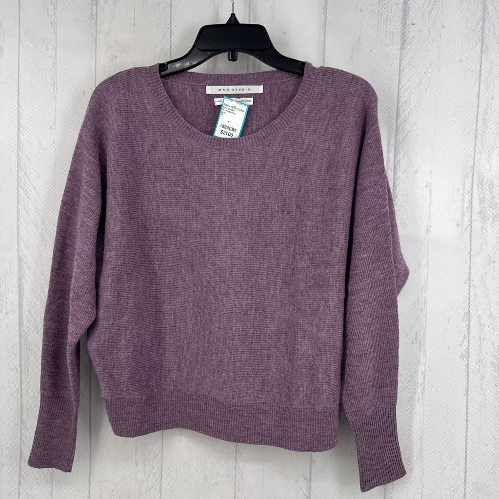 M crewneck dolman slv wool sweater
