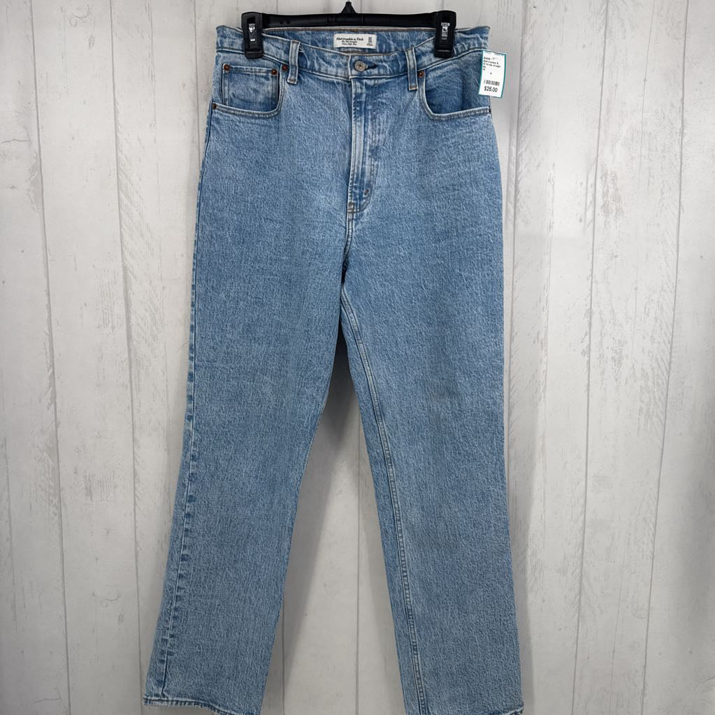 30 hi-rise straght leg jean
