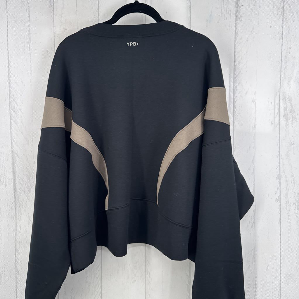 R70 XXL colorblock crewneck sweatshirt