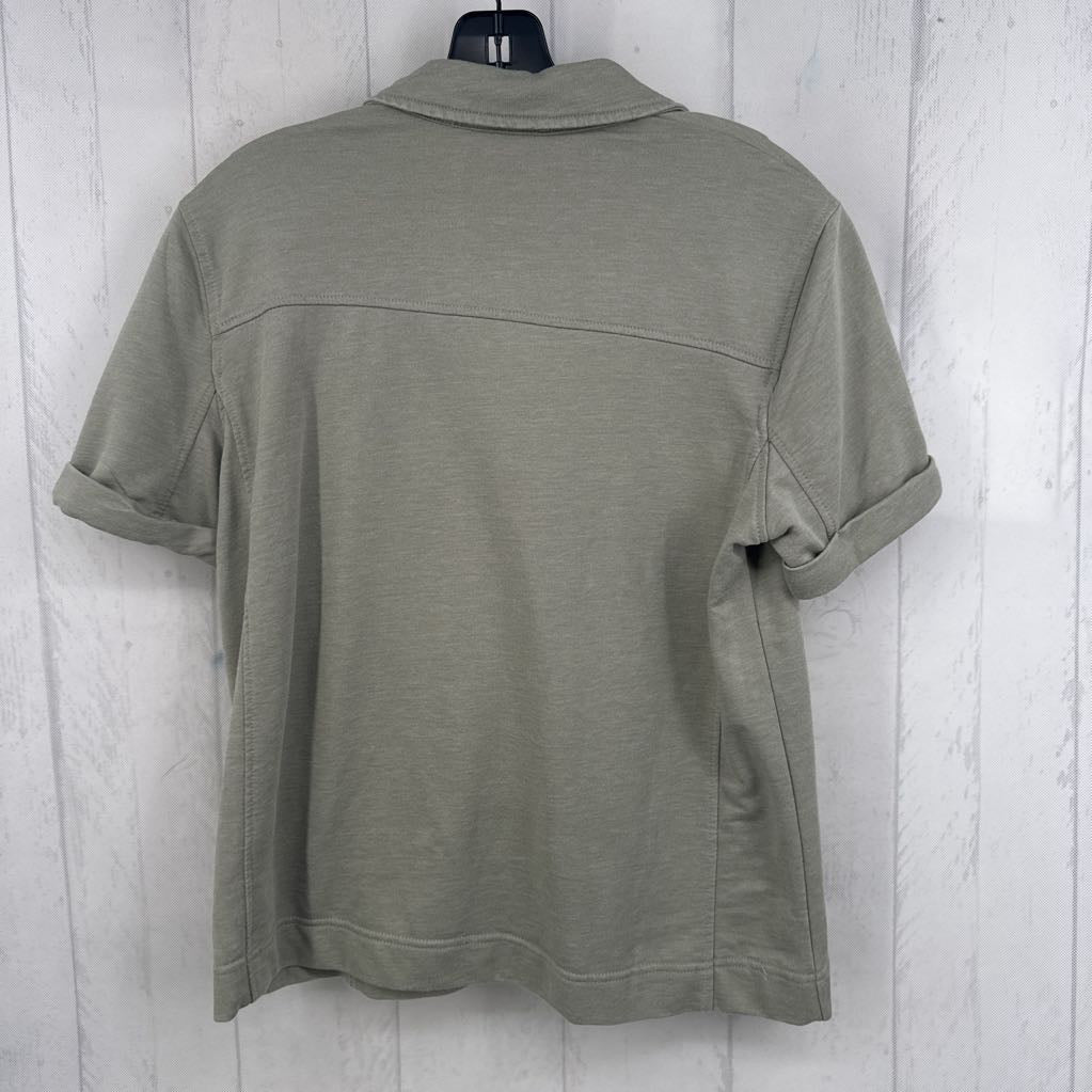 S button down s/s top