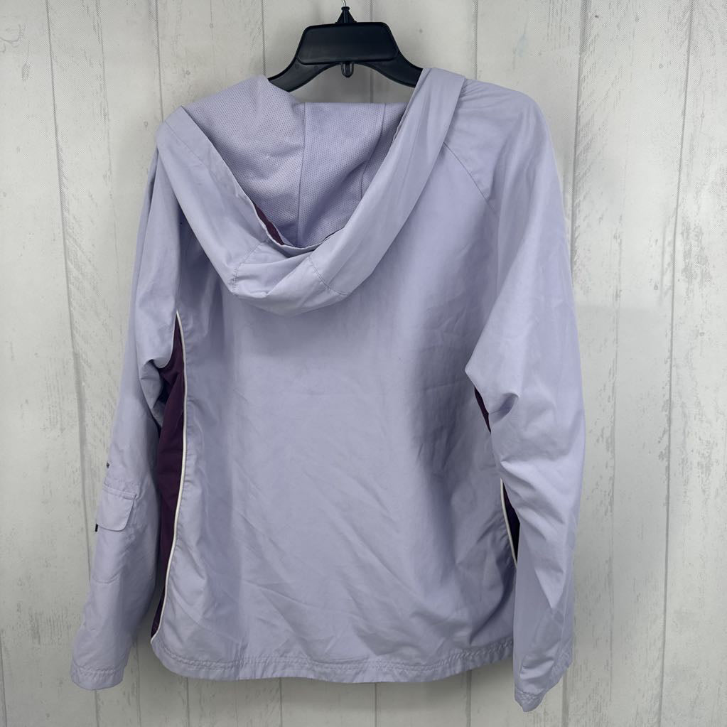 L quarter zip hooded jacket