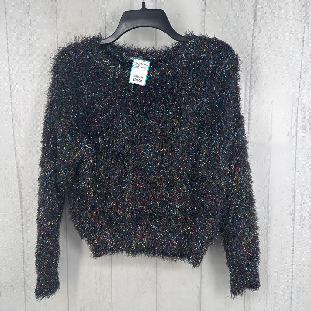 S colorful eyelash sweater