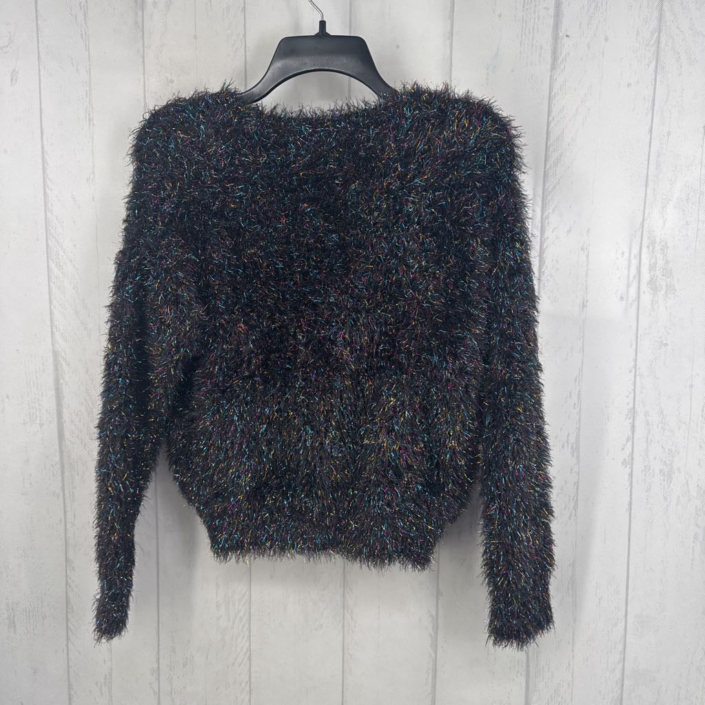 S colorful eyelash sweater