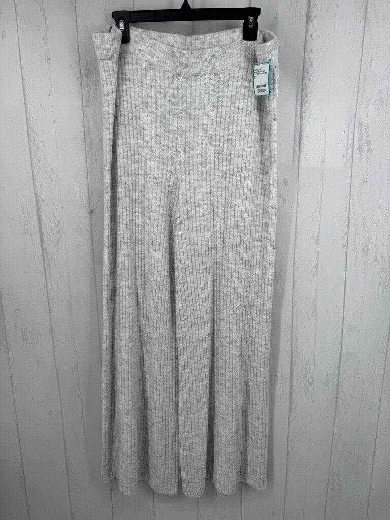 XL ribbed wide leg pant