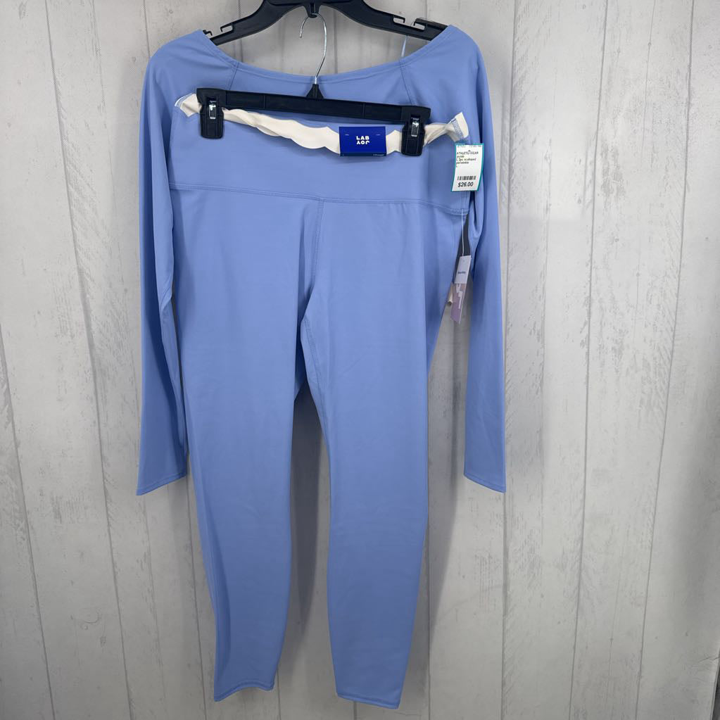 L 2pc scalloped edge 2pc set