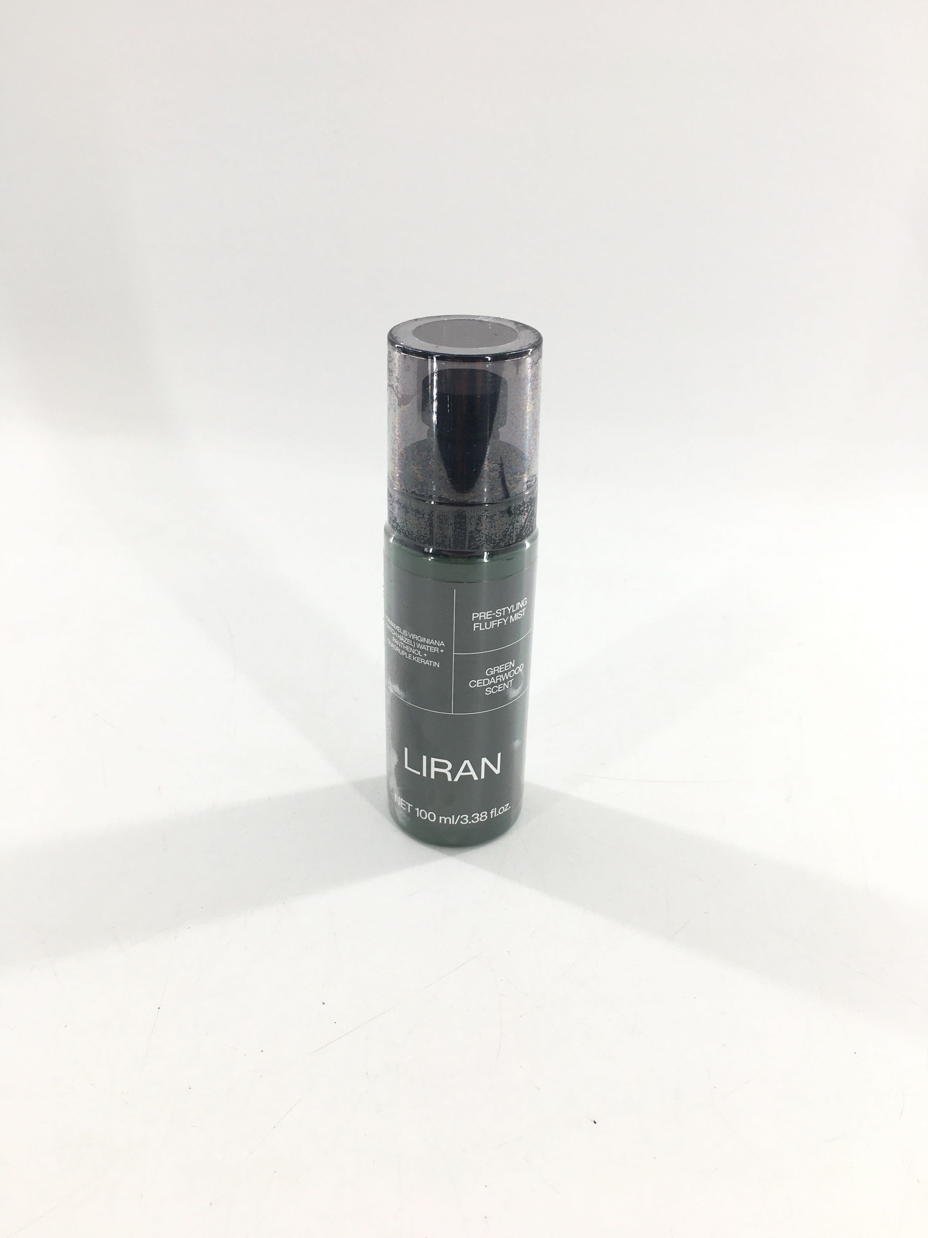 pre-styling fluffy mist-green cedarwood scent