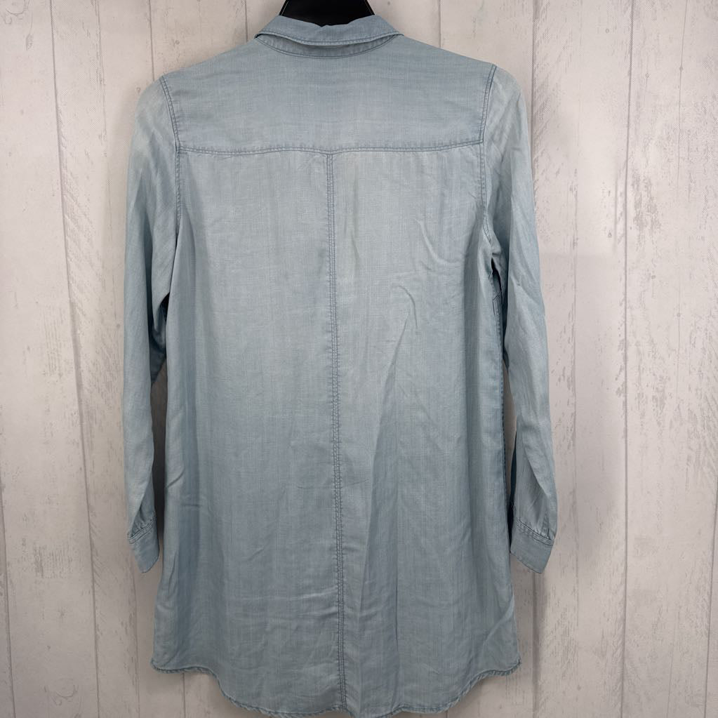 10 l/s button down shirt dress