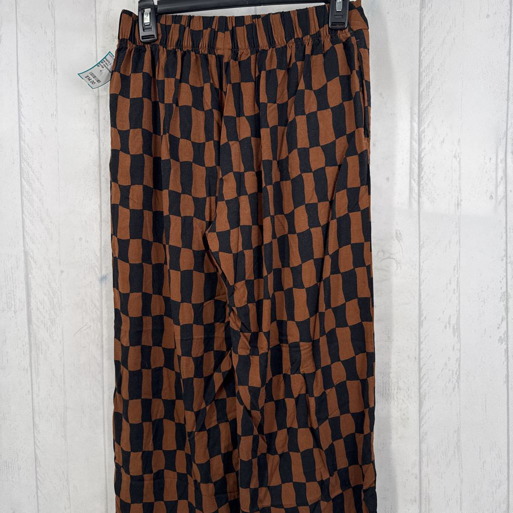 SP checkerboard pants
