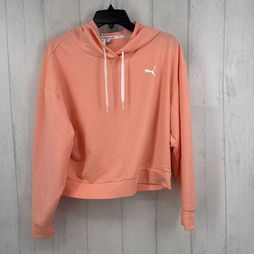 M crop pullover hoodie