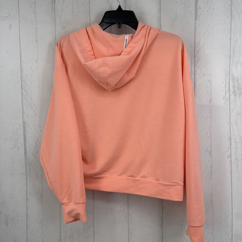 M crop pullover hoodie