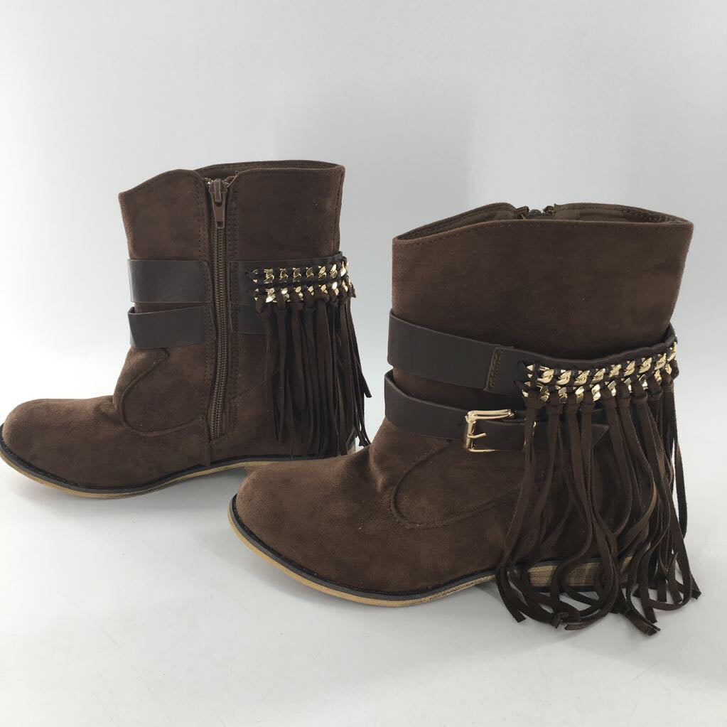 6.5 suede fringe boot