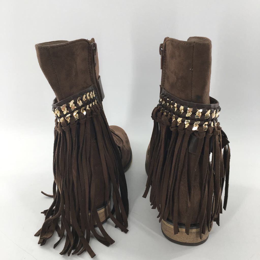 6.5 suede fringe boot
