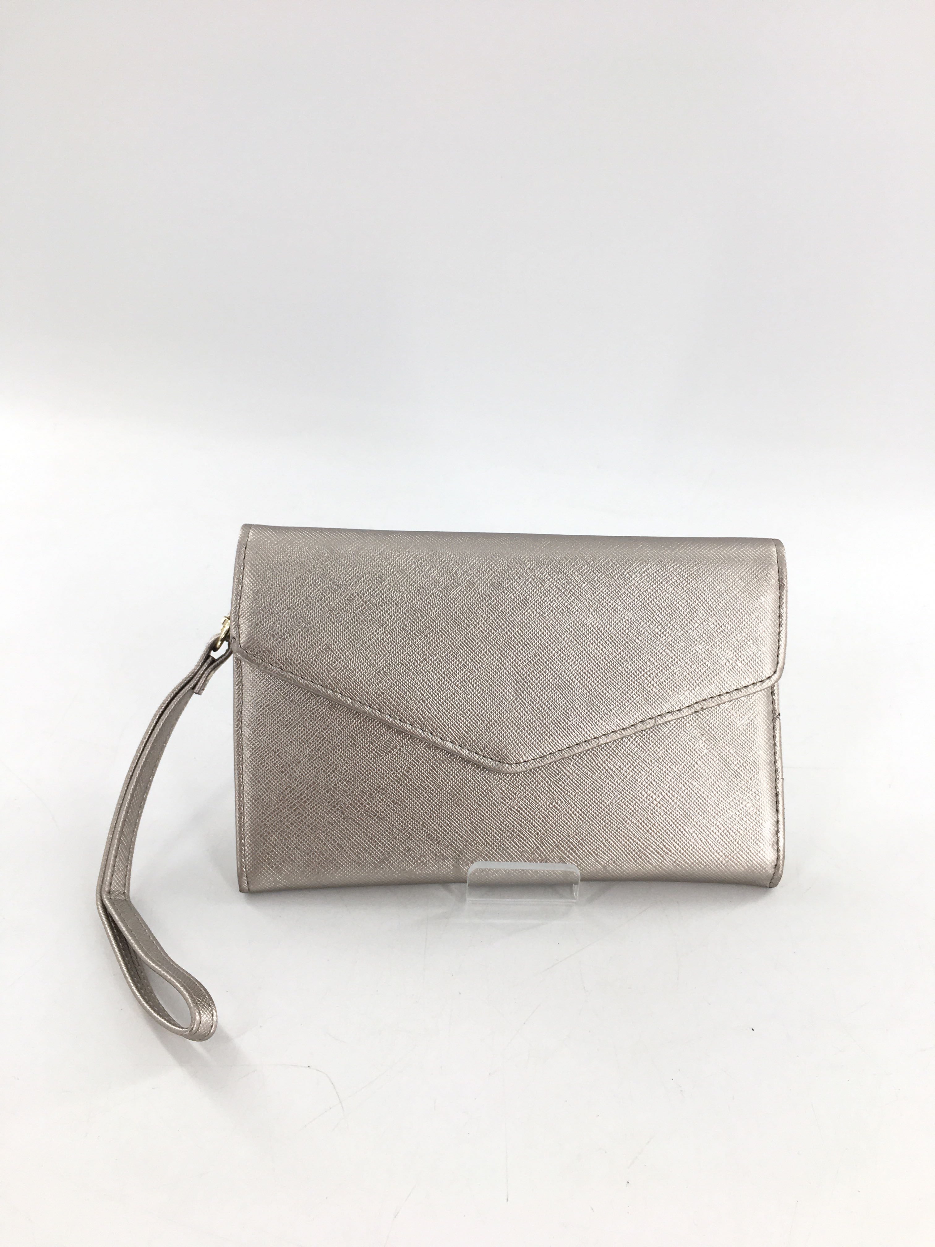metallic wallet/wristlet