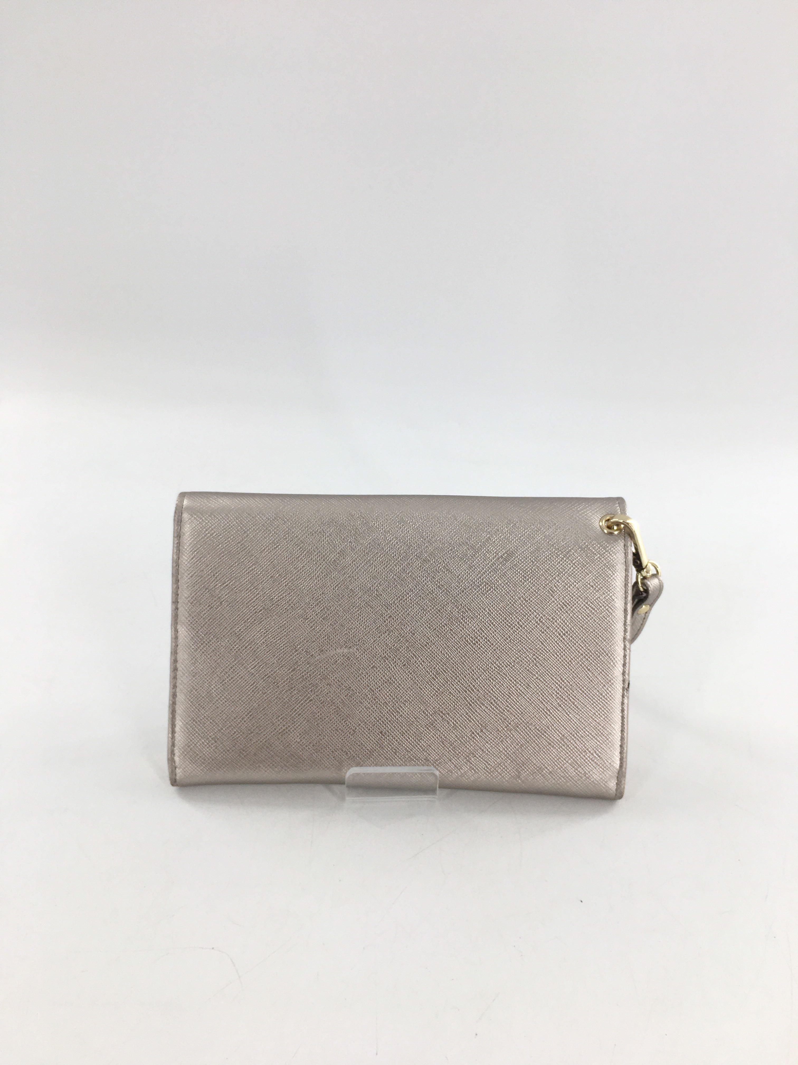 metallic wallet/wristlet