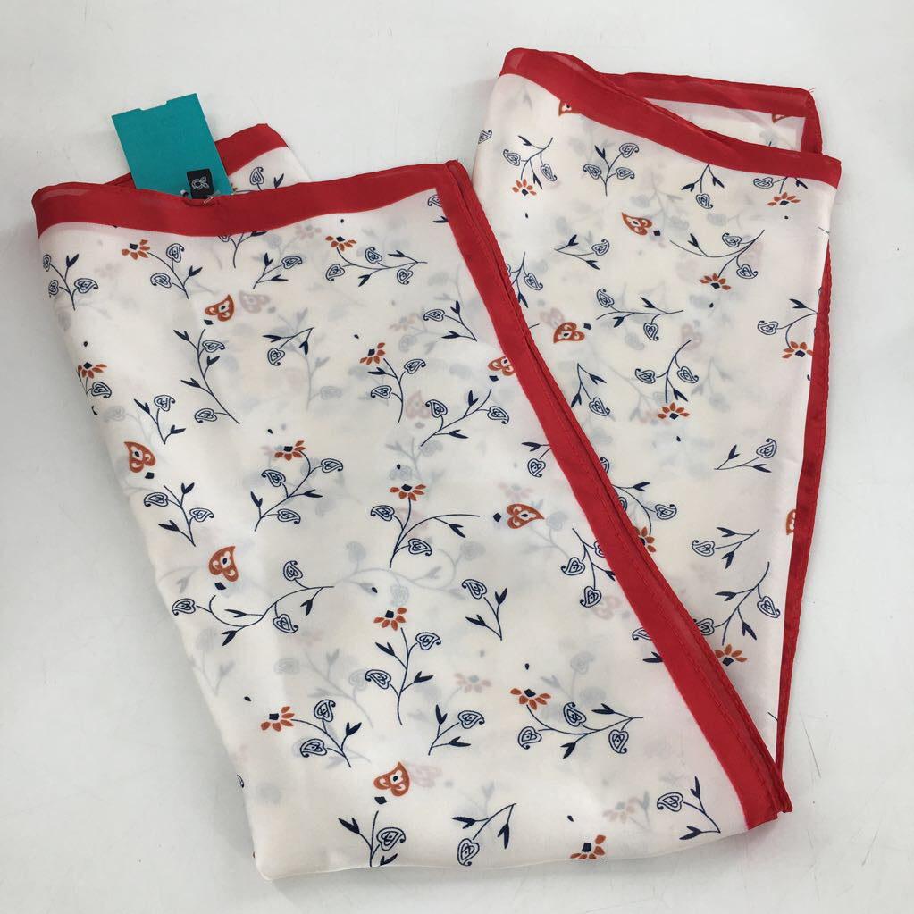 square scarf-flo print