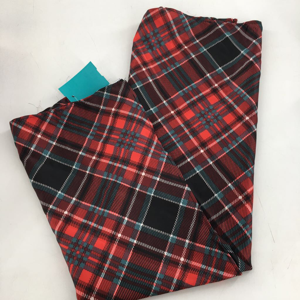 square scarf-plaid