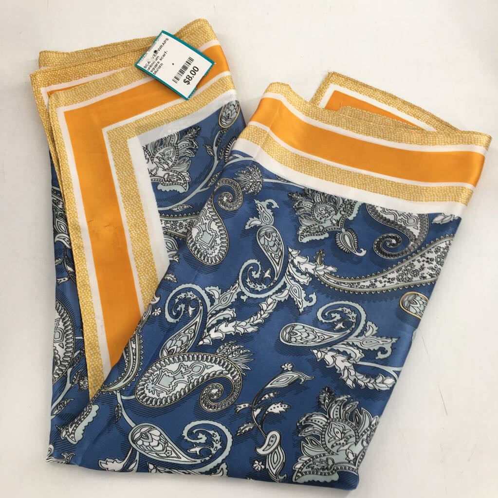 square scarf-paisley print