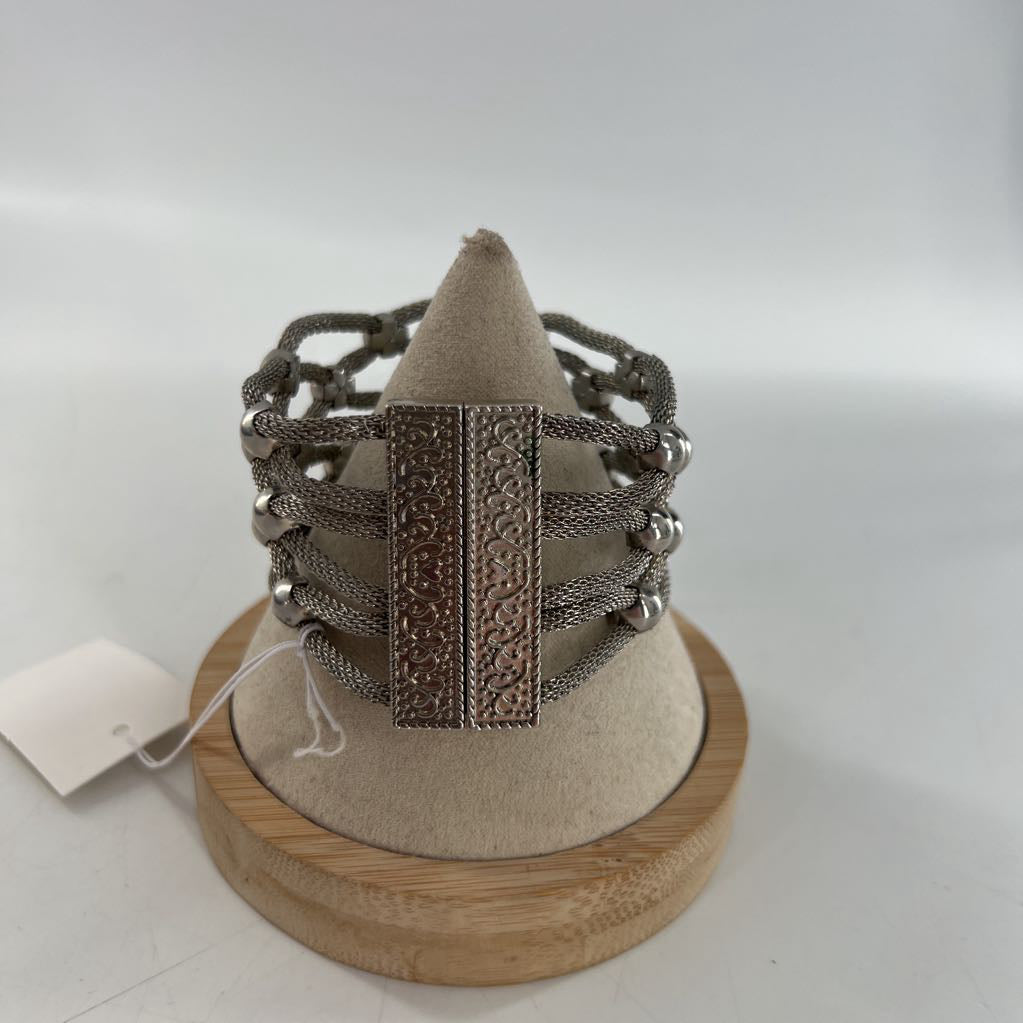 silver mesh bracelet