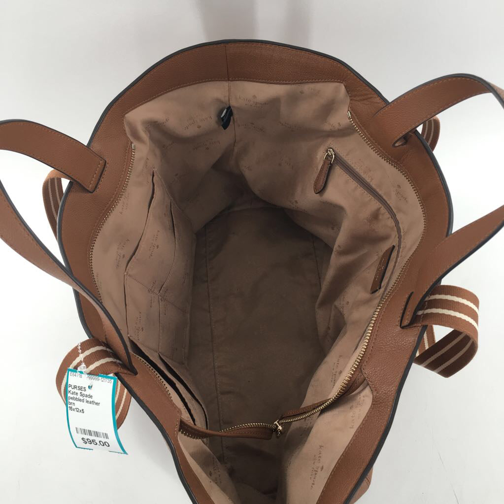pebbled leather tote