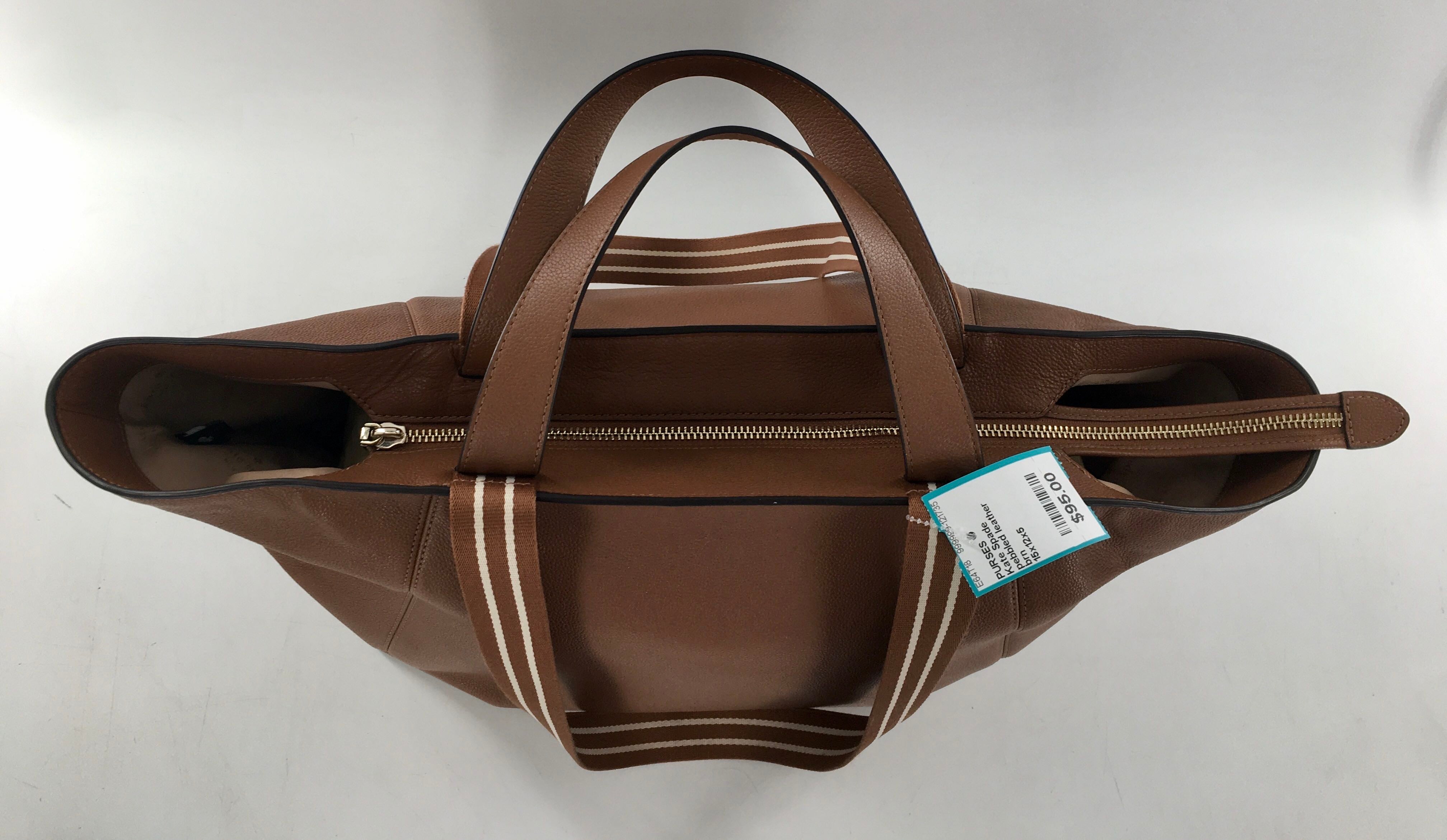 pebbled leather tote
