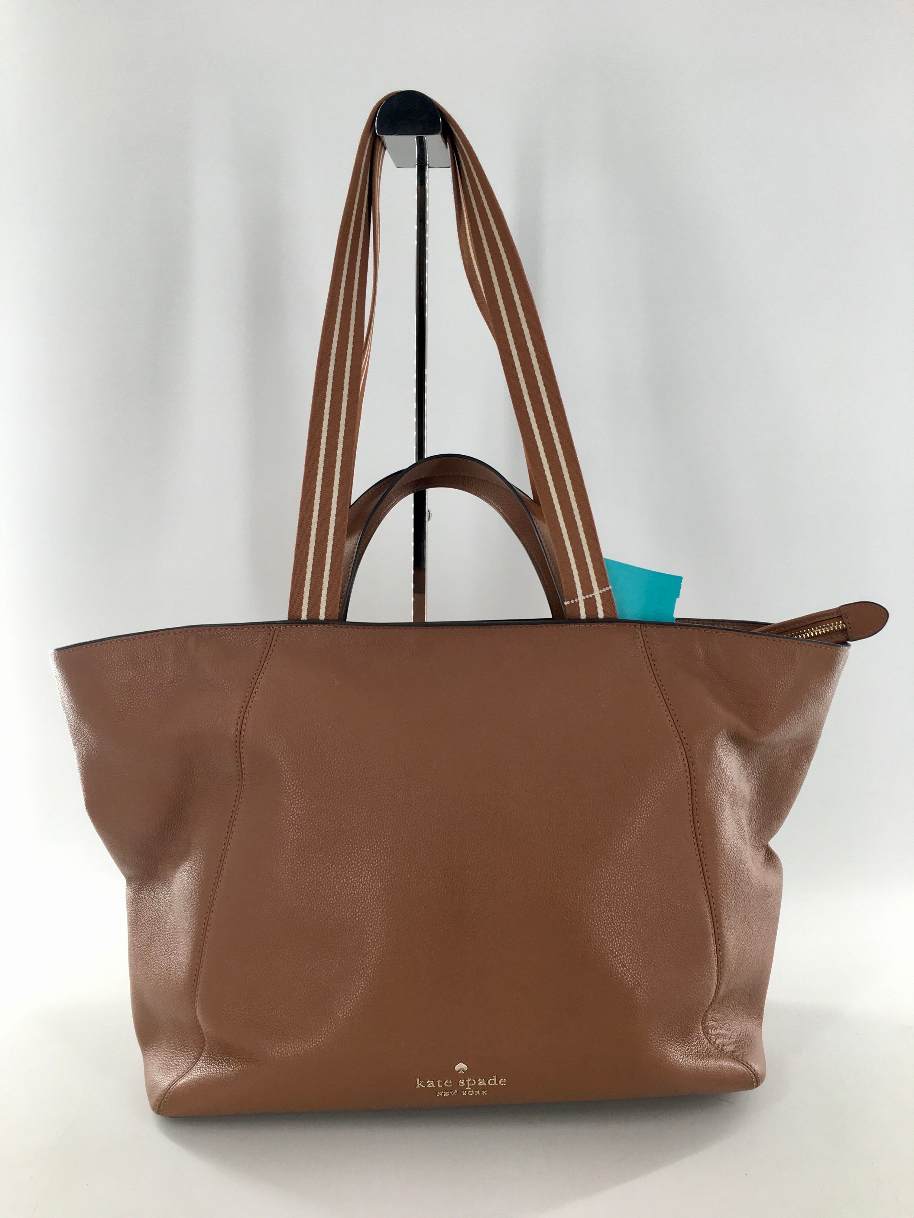 pebbled leather tote