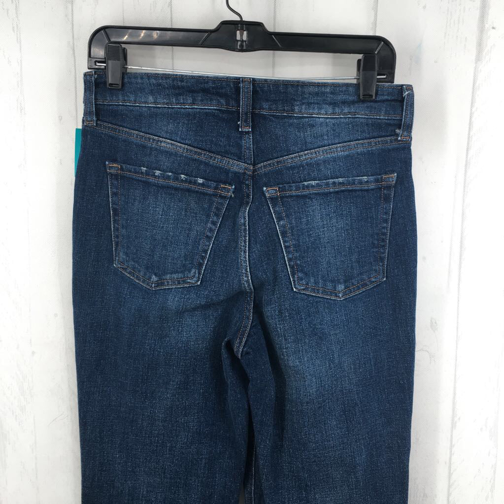 4 hi-rise straight leg jean