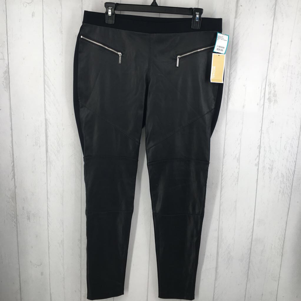 R110 L faux leather pant