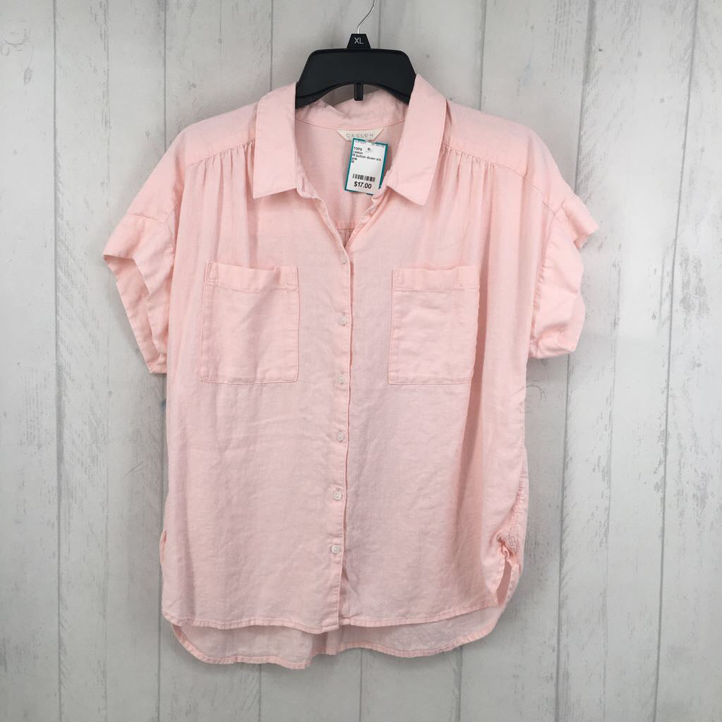 M button down s/s top
