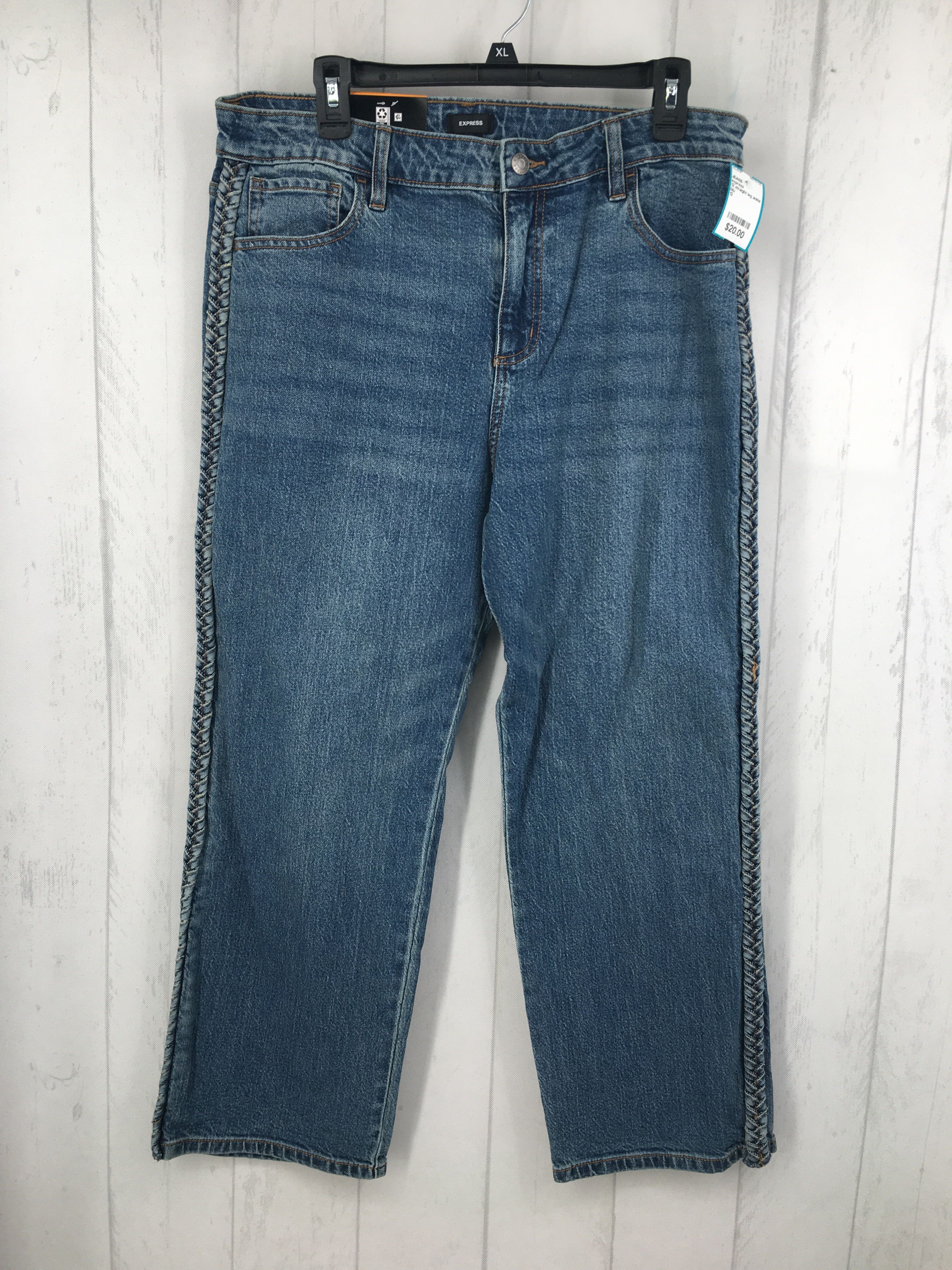 12 straight leg ankle jean