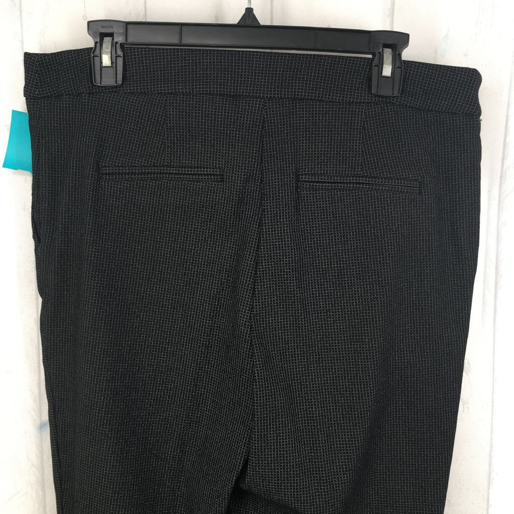 L checkered pull-on pant