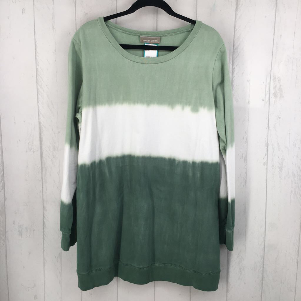 L tie-dye sweatshirt