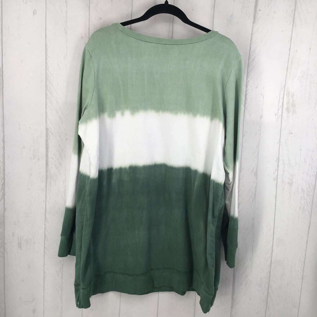 L tie-dye sweatshirt