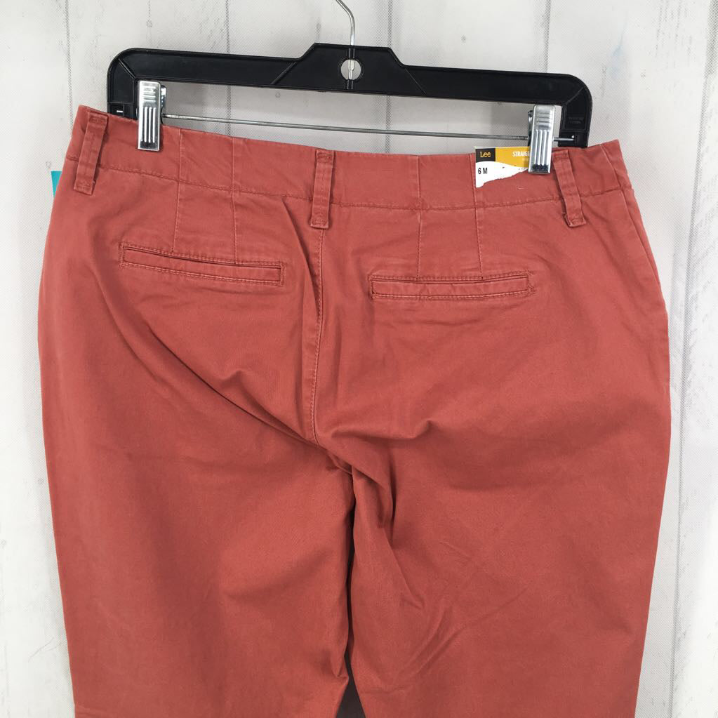 6 straight leg chino