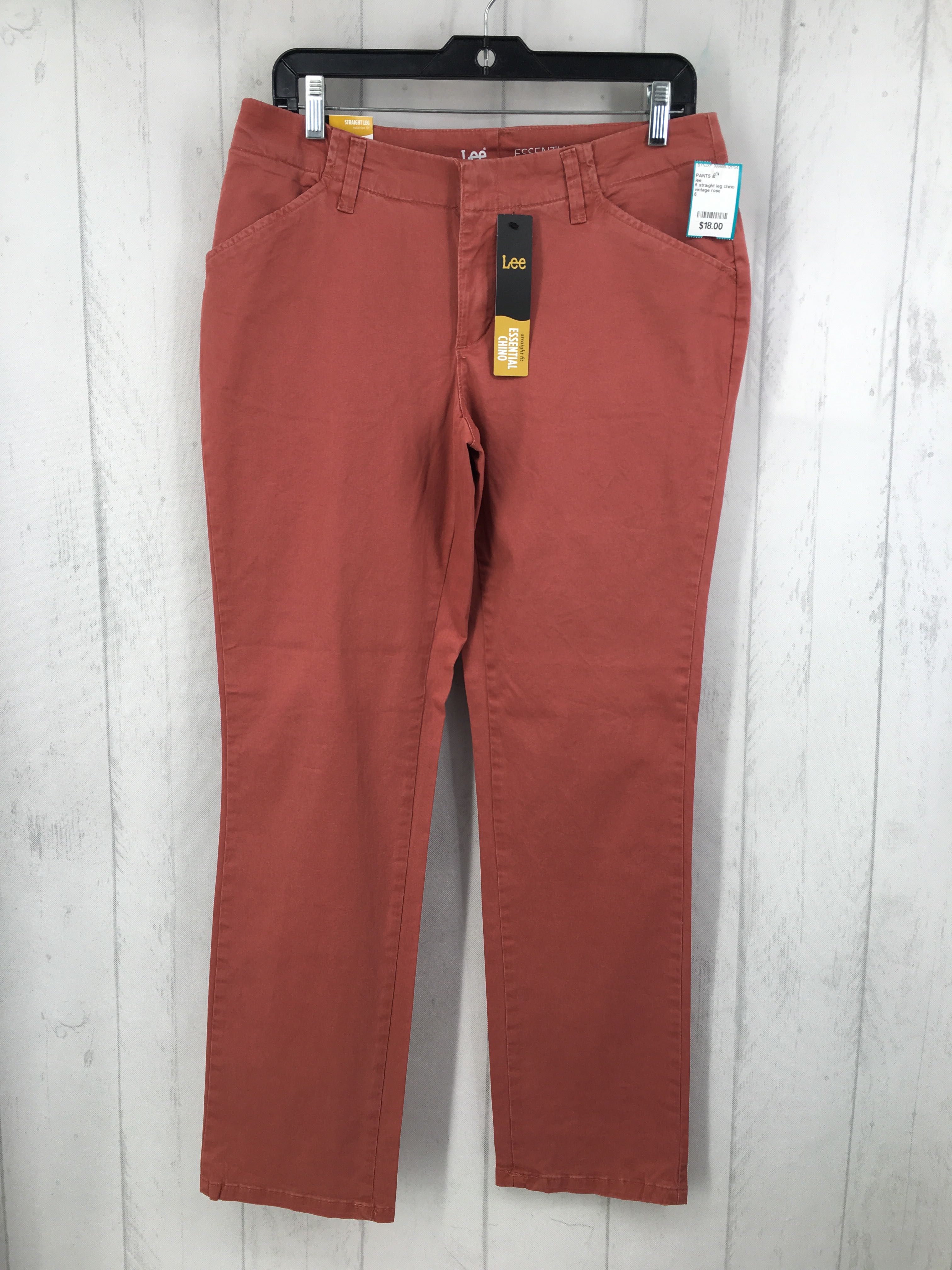 6 straight leg chino