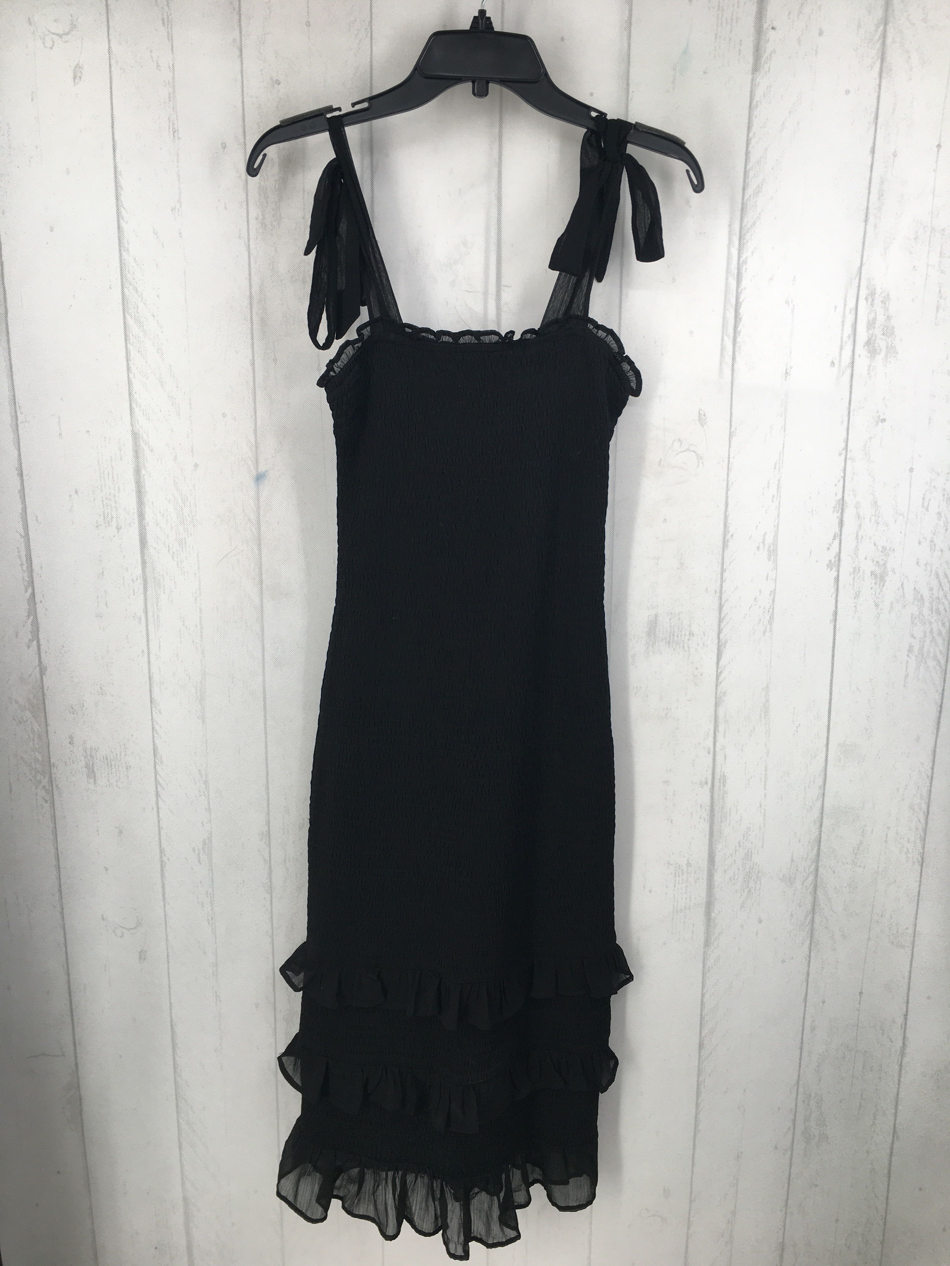 S smocked ruffled slvls dress
