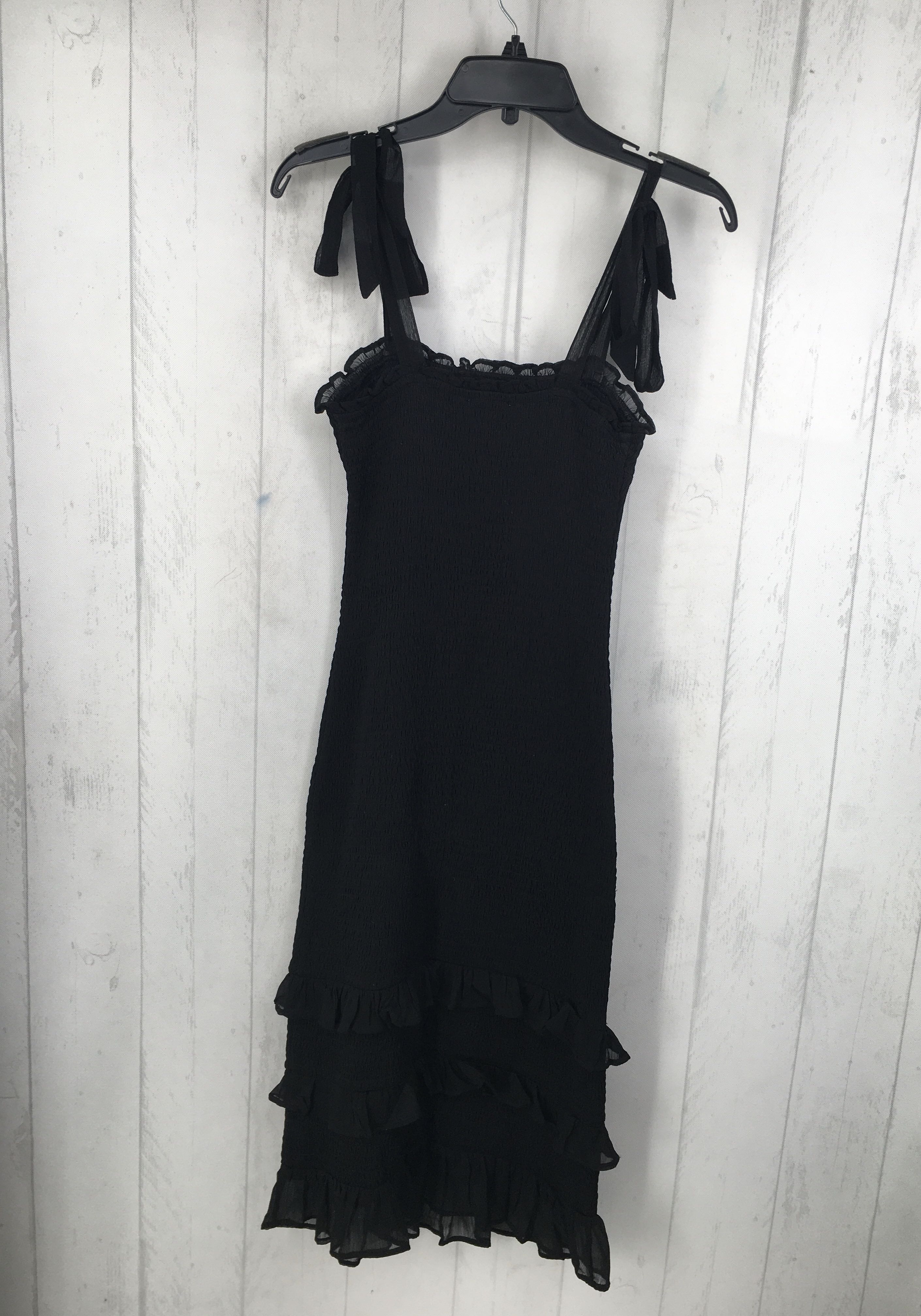 S smocked ruffled slvls dress