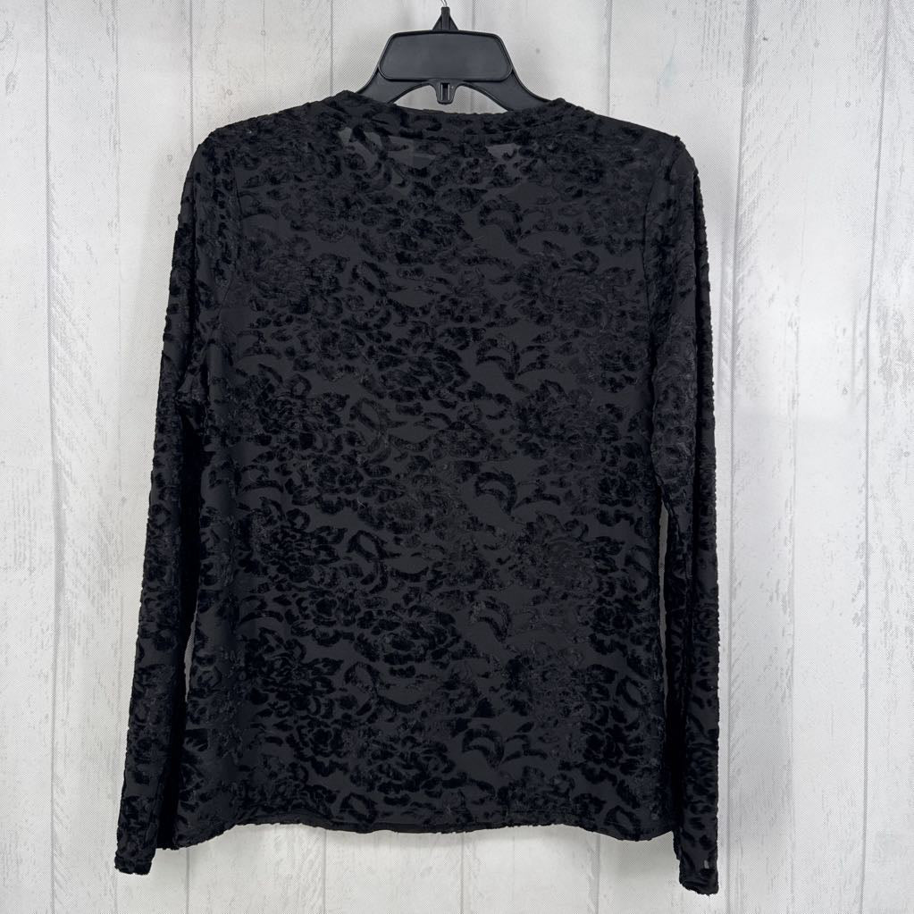 M jacquard l/s tee