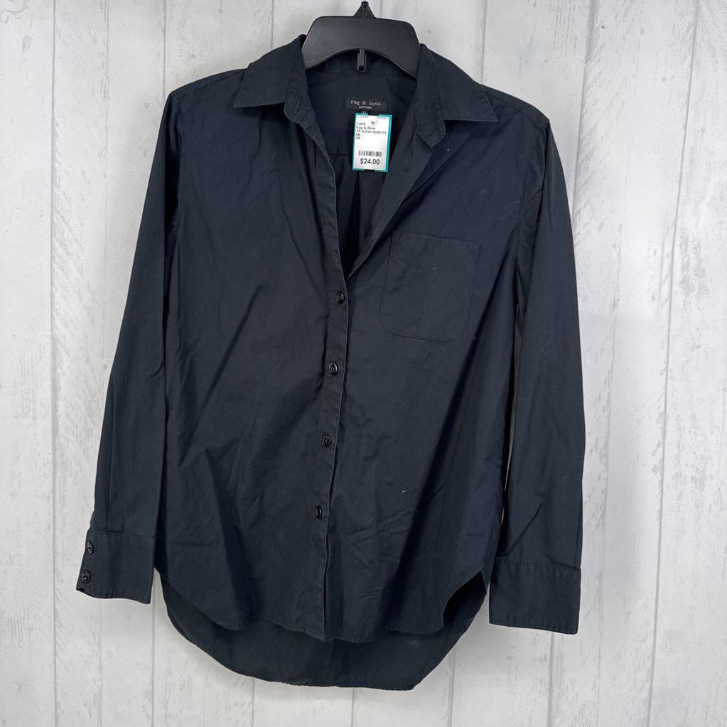 XS button down l/s top