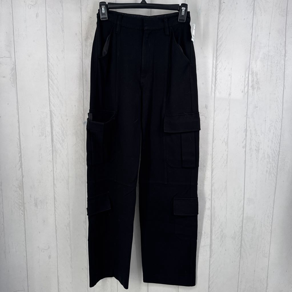 XXS cargo pocket wide leg pant