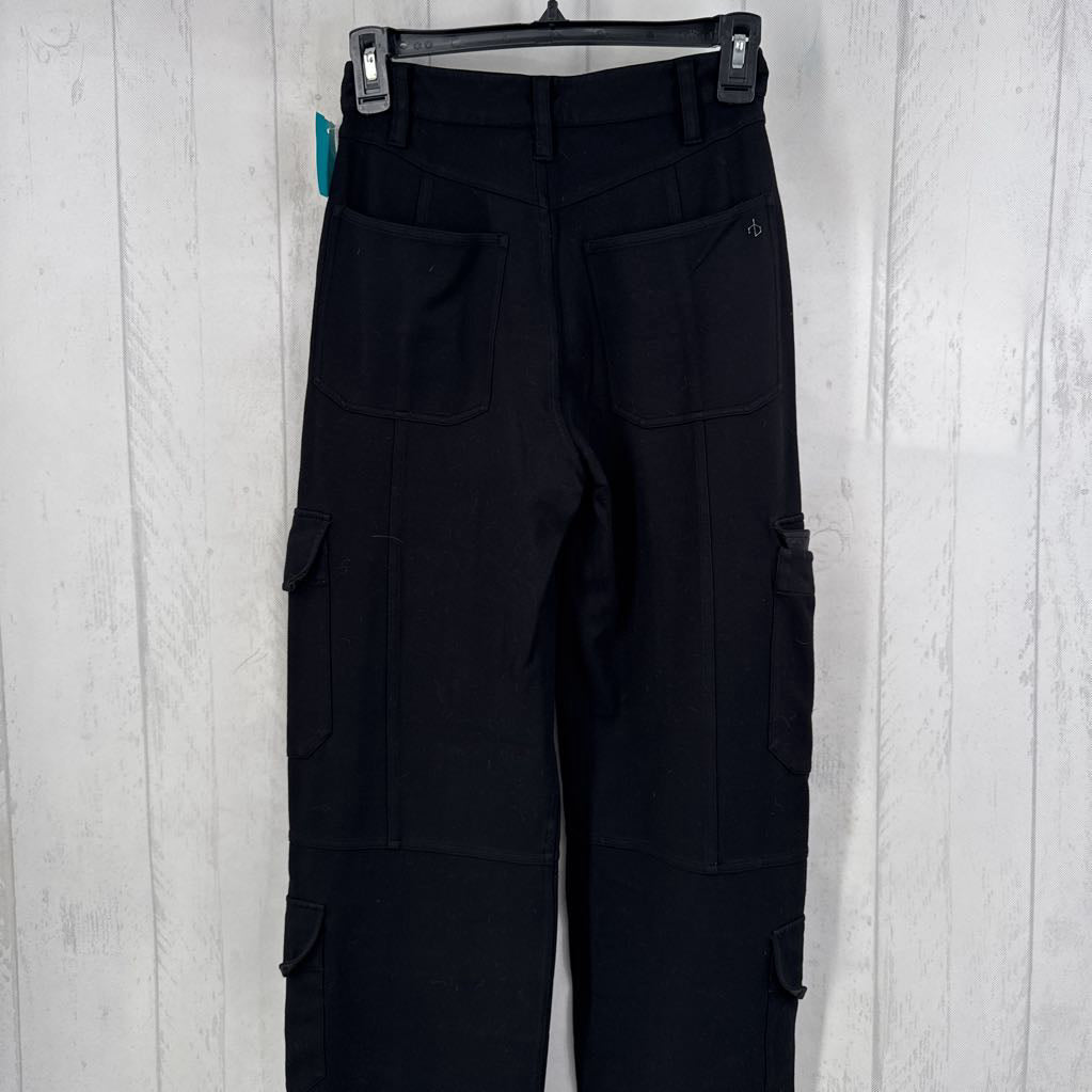 XXS cargo pocket wide leg pant
