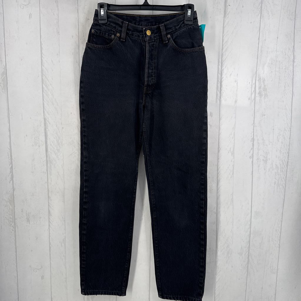 7 hi-rise tapered leg jean