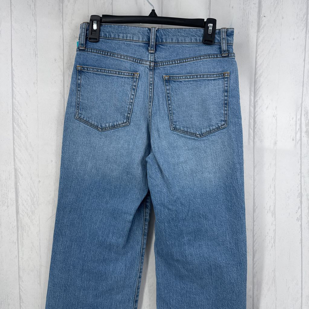 26 wide leg crop jean