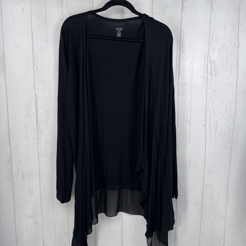2X flowy open front cardi