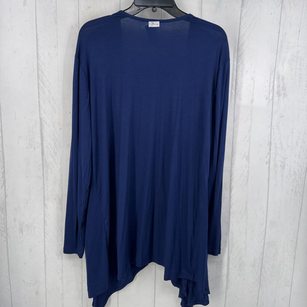 R45 XL flowy open front cardi