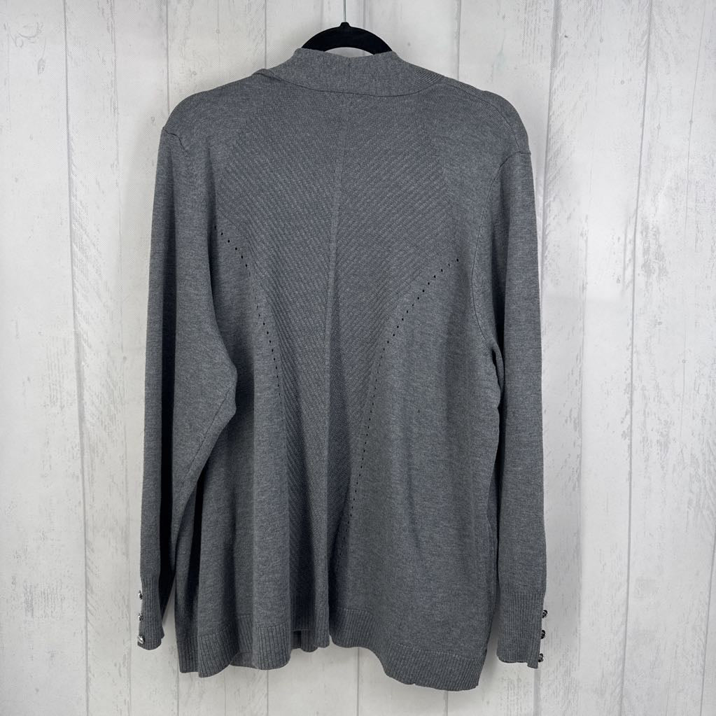 2X open front cardi