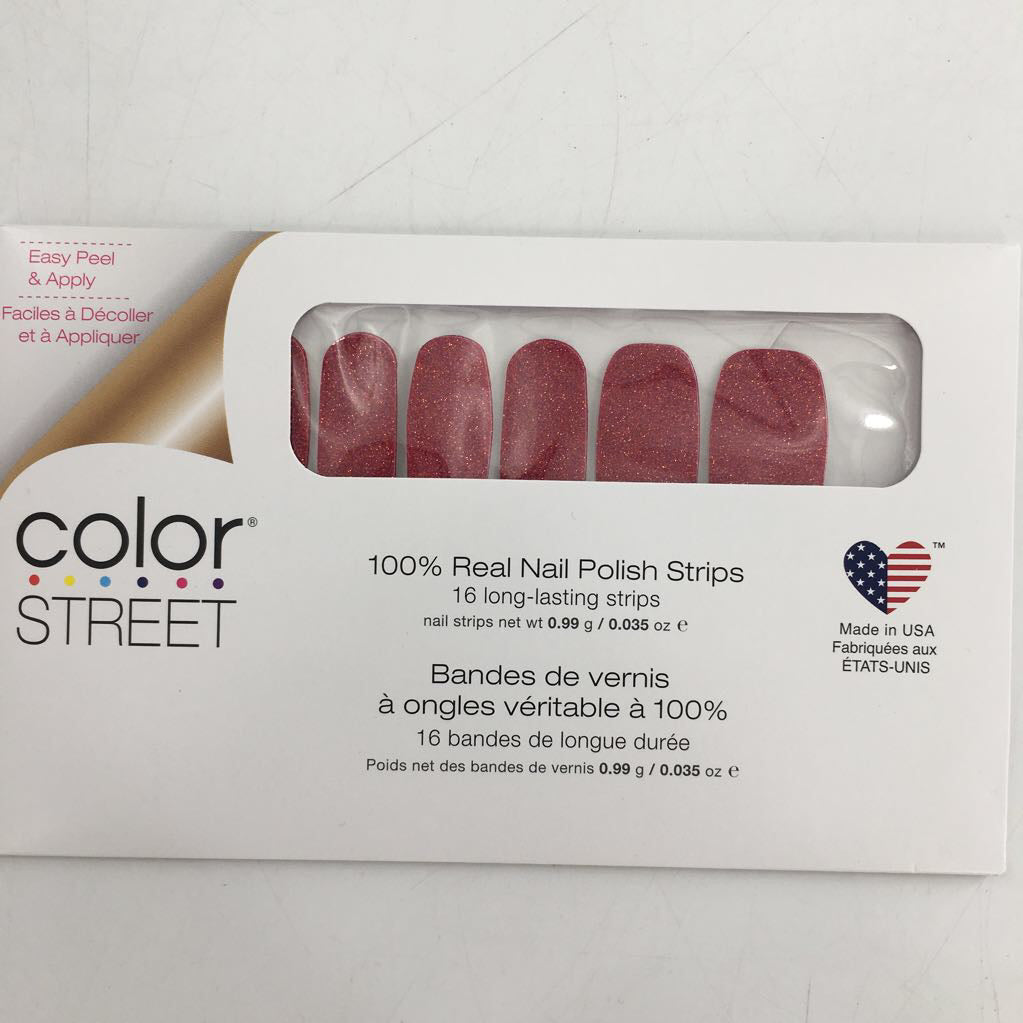 nail polish strips-cran-tastic