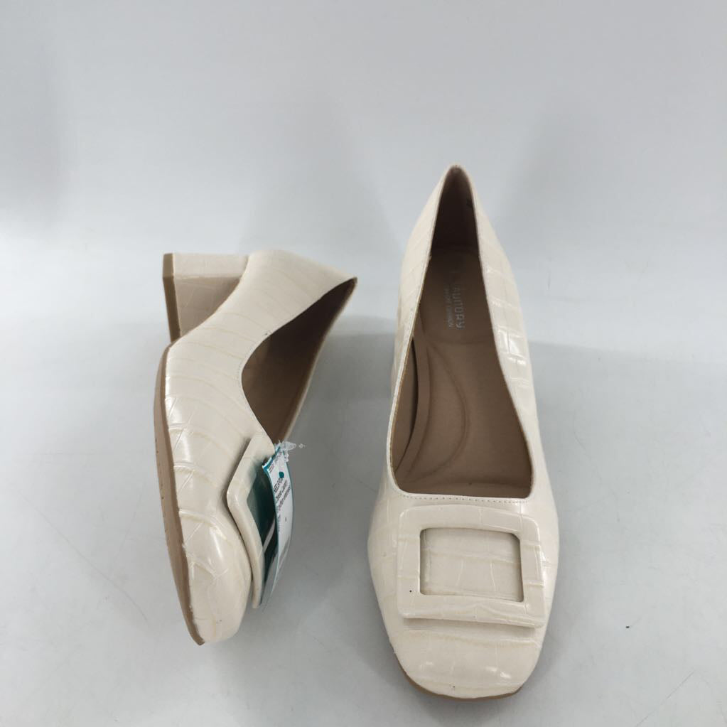 8 python embossed wedge-heel
