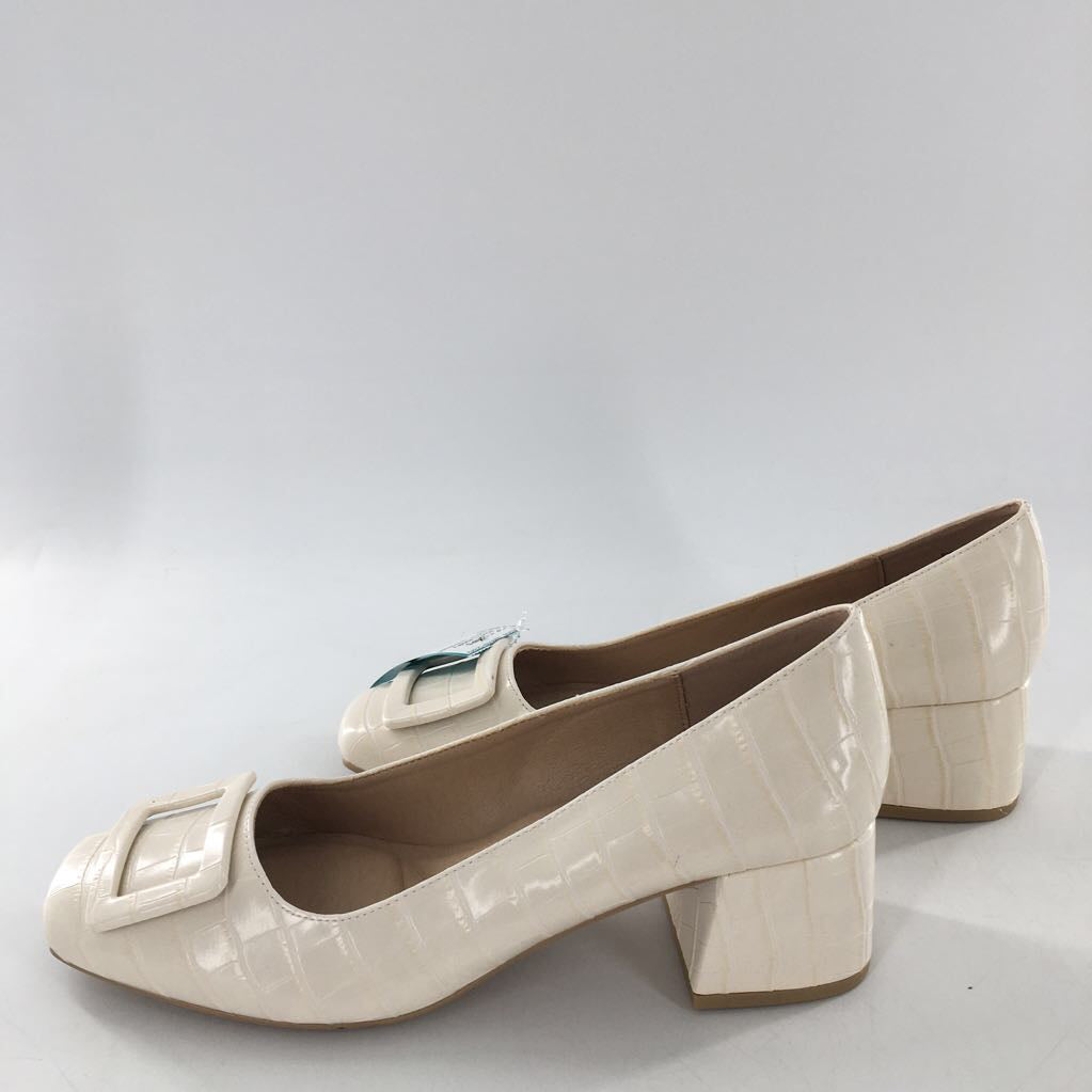 8 python embossed wedge-heel