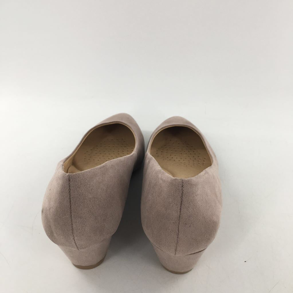 8 wedge heel slip-ons