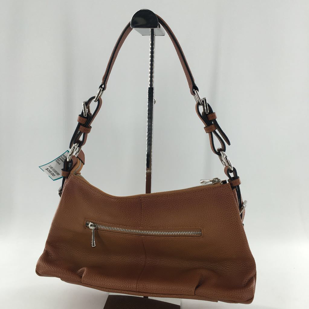 pebbled leather shoulderbag